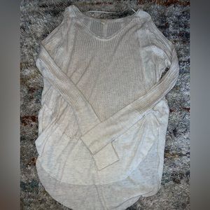 Free People tan shirt